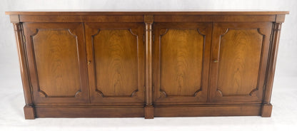 Baker Cherry 4 Raised Panel Doors Biedermeier Style Long Sideboard Credenza MINT