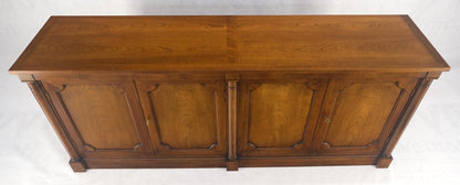 Baker Cherry 4 Raised Panel Doors Biedermeier Style Long Sideboard Credenza MINT