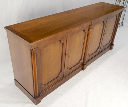Baker Cherry 4 Raised Panel Doors Biedermeier Style Long Sideboard Credenza MINT