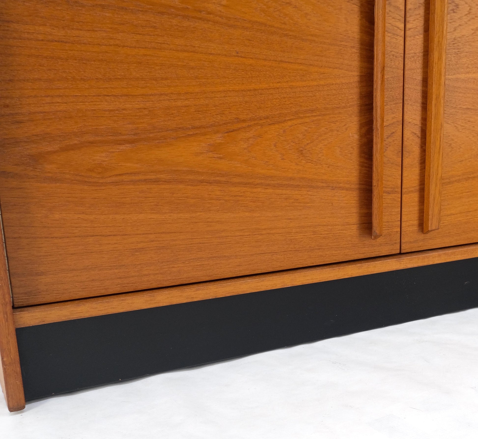 EstablishedLines Danish Mid-Century Modern Teak Side by Side Dresser Chest of Drawers Chifforobe
