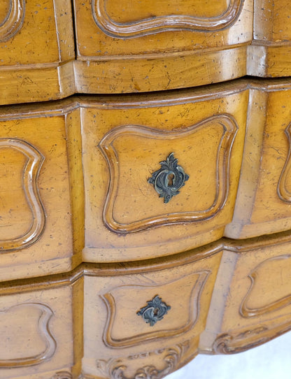 EstablishedLines Pair Country French Bombay Shape Three Drawers Dressers Commodes Chests 3 Drawer