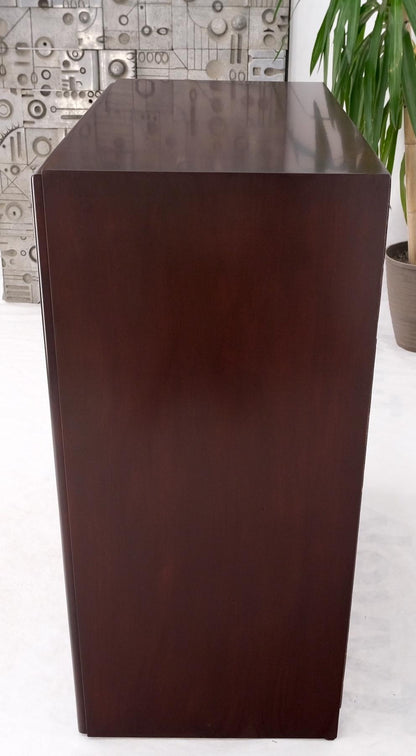 EstablishedLines Paul Frankl for Johnson Brass X Pulls High Chest of Drawers Dresser Cabinet