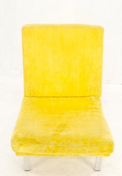 EstablishedLines Mid-Century Modern Aluminum Frame Scoop Seat Lounge Chair Baughman Decor