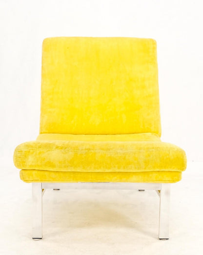 EstablishedLines Mid-Century Modern Aluminum Frame Scoop Seat Lounge Chair Baughman Decor