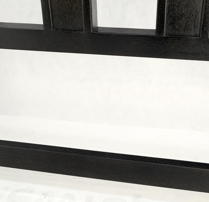 EstablishedLines Harvey Prober Ebonized Solid Mahogany Lacquered Queen Size Headboard Bed Mint!