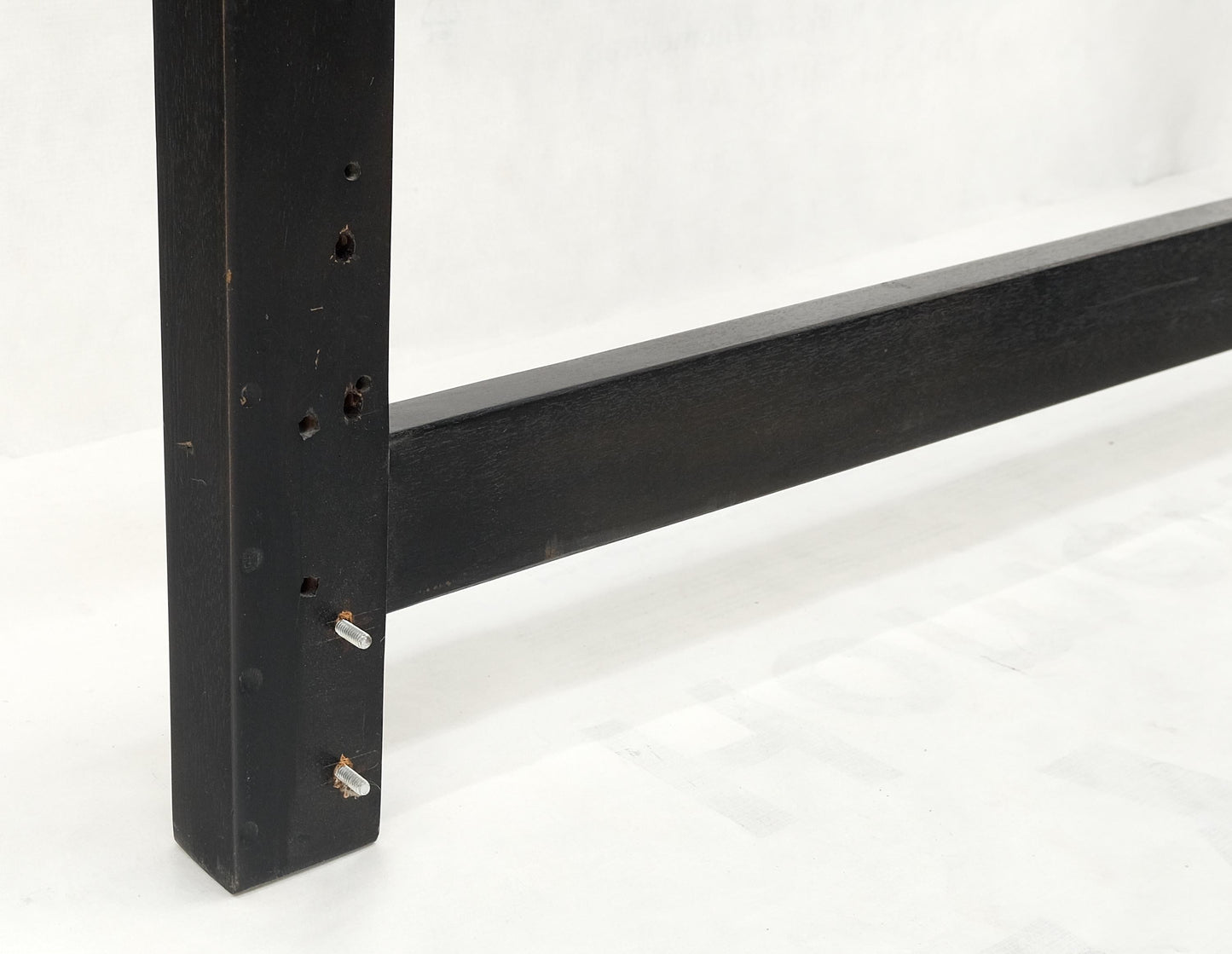 EstablishedLines Harvey Prober Ebonized Solid Mahogany Lacquered Queen Size Headboard Bed Mint!