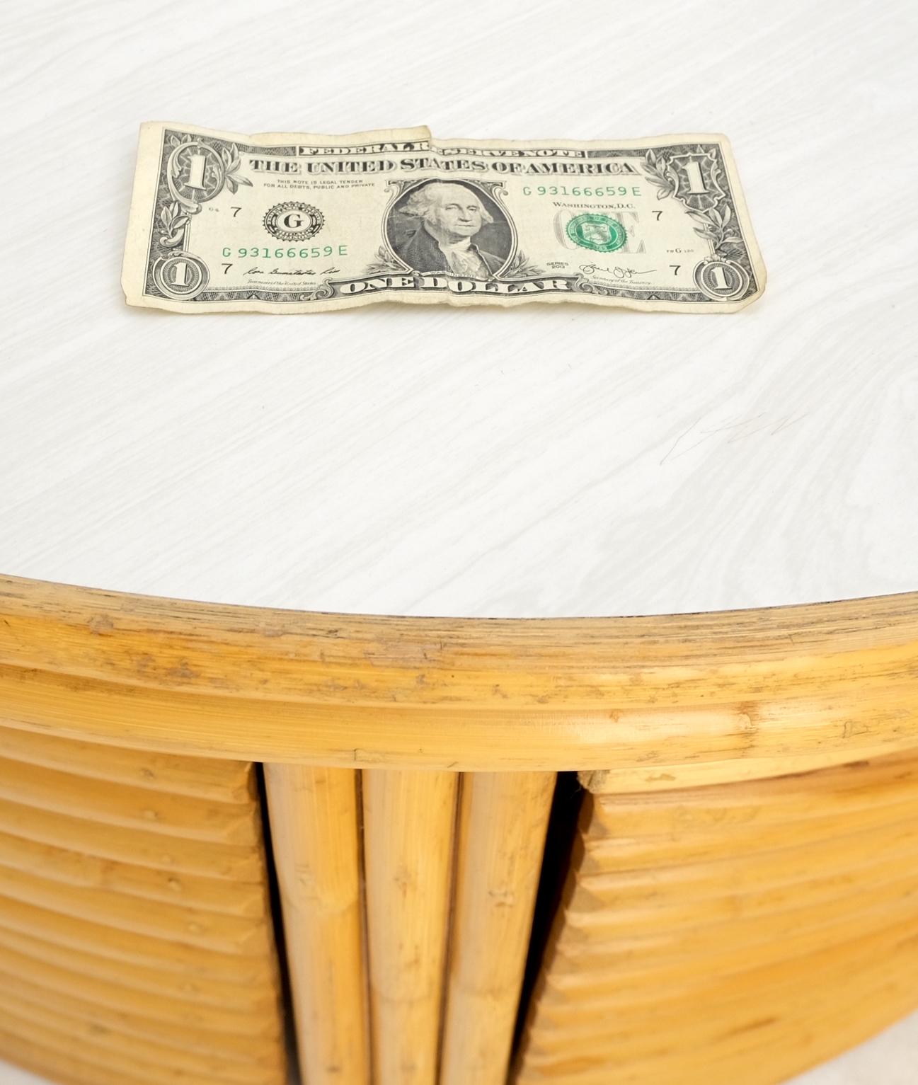 EstablishedLines Hi-Lo Convertible Reed Coffee Dinette Game Table w/ Nesting Benches Stools Chair