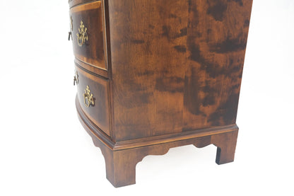 Henredon Banded Mahogany 9 Drawers Chippendale Style High Chest Dresser MINT!