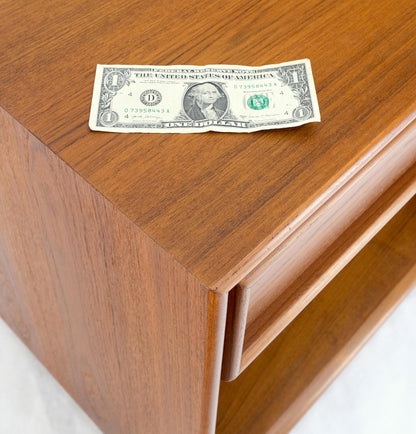 EstablishedLines Pair of Mid Century Danish Modern Teak One Drawer Nightstands End Tables MINT!