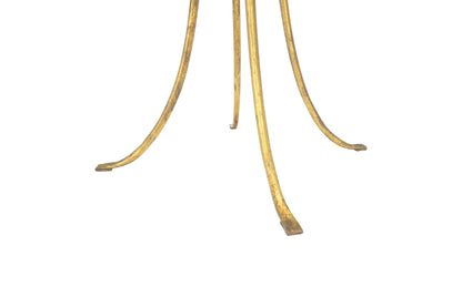Gilt Wrought Iron "Twisted Rope" Base w/ Tassels Jardiniere Planter Pot MINT!