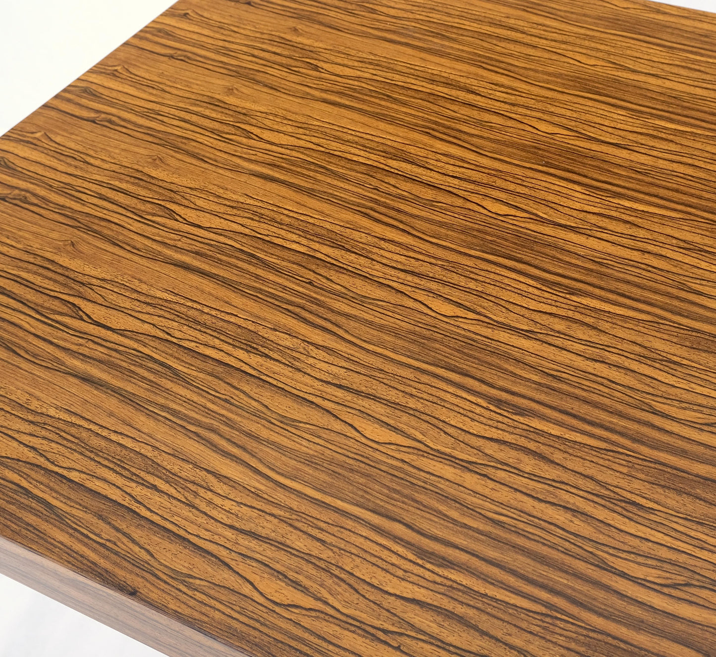 Dunbar Zebra Wood Square Side Lamp Occasional Coffee Table Stand Mint!