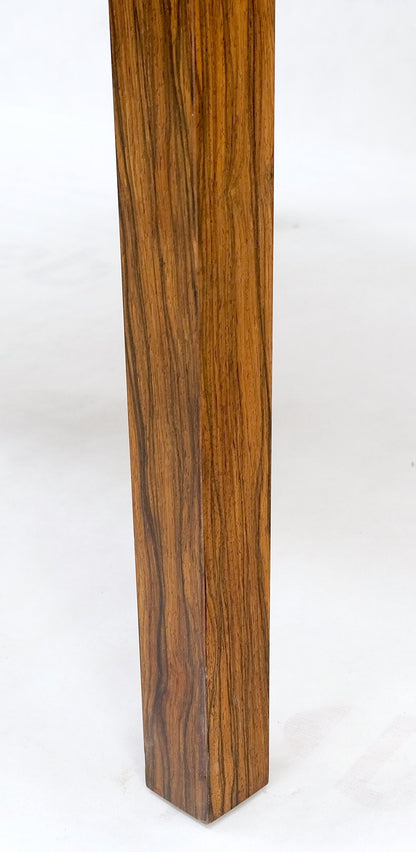 Dunbar Zebra Wood Square Side Lamp Occasional Coffee Table Stand Mint!