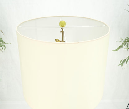 Blown Murano Glass & Brass c1950s Base Mid Century Modern Floor Lamp MINT