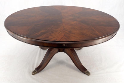 Jonathan Charles 66/92' Diamet Round 8 board Extendable Dining Table Single Base