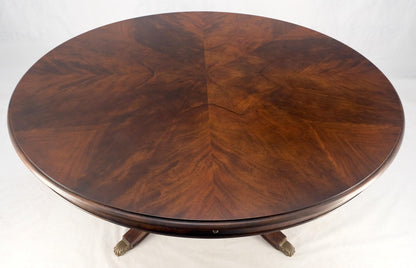 Jonathan Charles 66/92' Diamet Round 8 board Extendable Dining Table Single Base