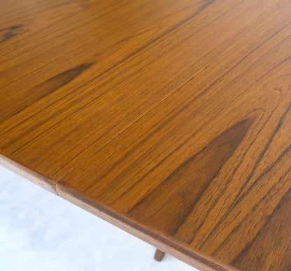 EstablishedLines Danish Teak Mid Century Modern Round Dining Banquet Conference Table 4 Leaf MINT