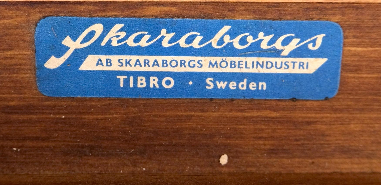 EstablishedLines Rectangle Teak Danish Mid Century Modern Dining Table Flip Top  Sweden Made MINT