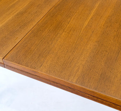 EstablishedLines Rectangle Teak Danish Mid Century Modern Dining Table Flip Top  Sweden Made MINT