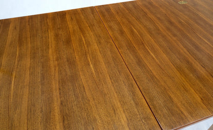 EstablishedLines Rectangle Teak Danish Mid Century Modern Dining Table Flip Top  Sweden Made MINT