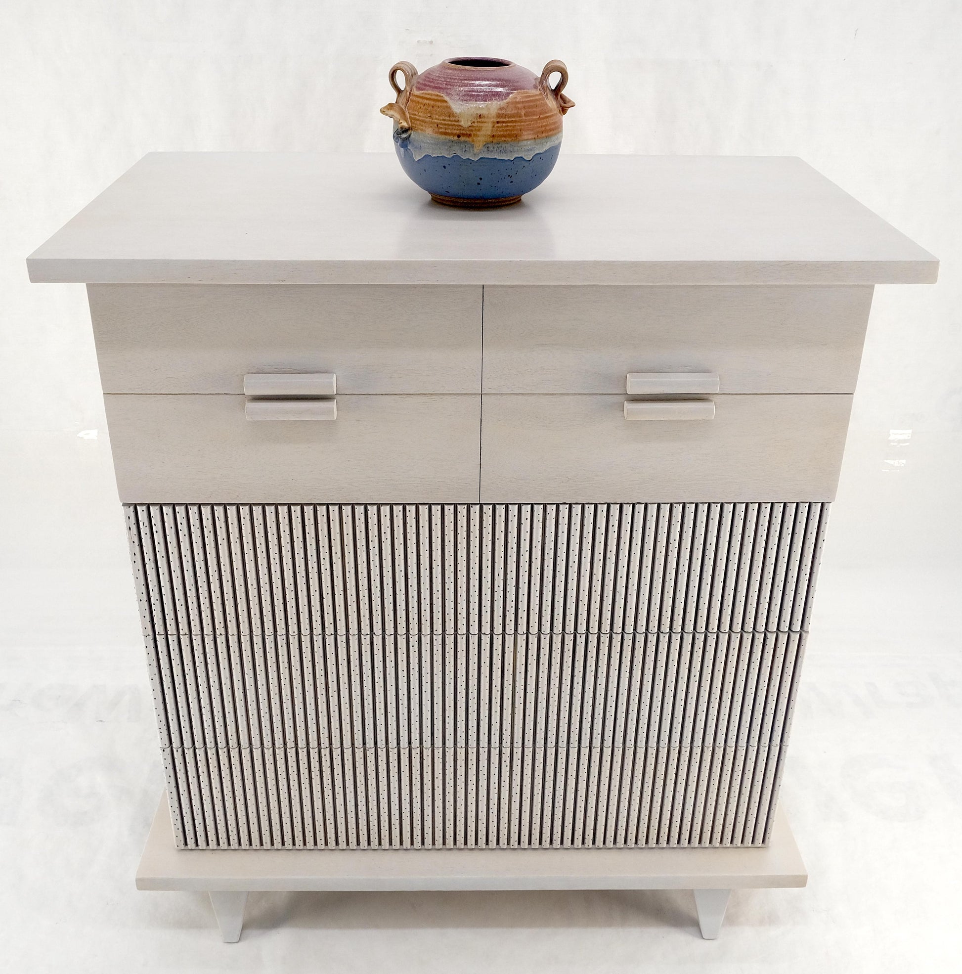 American of Martinsville Light Grey 5 Drawers Mid Century Modern Dresser MINT!
