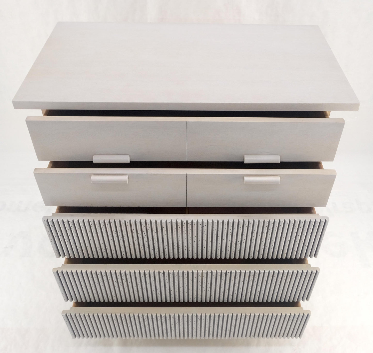 American of Martinsville Light Grey 5 Drawers Mid Century Modern Dresser MINT!