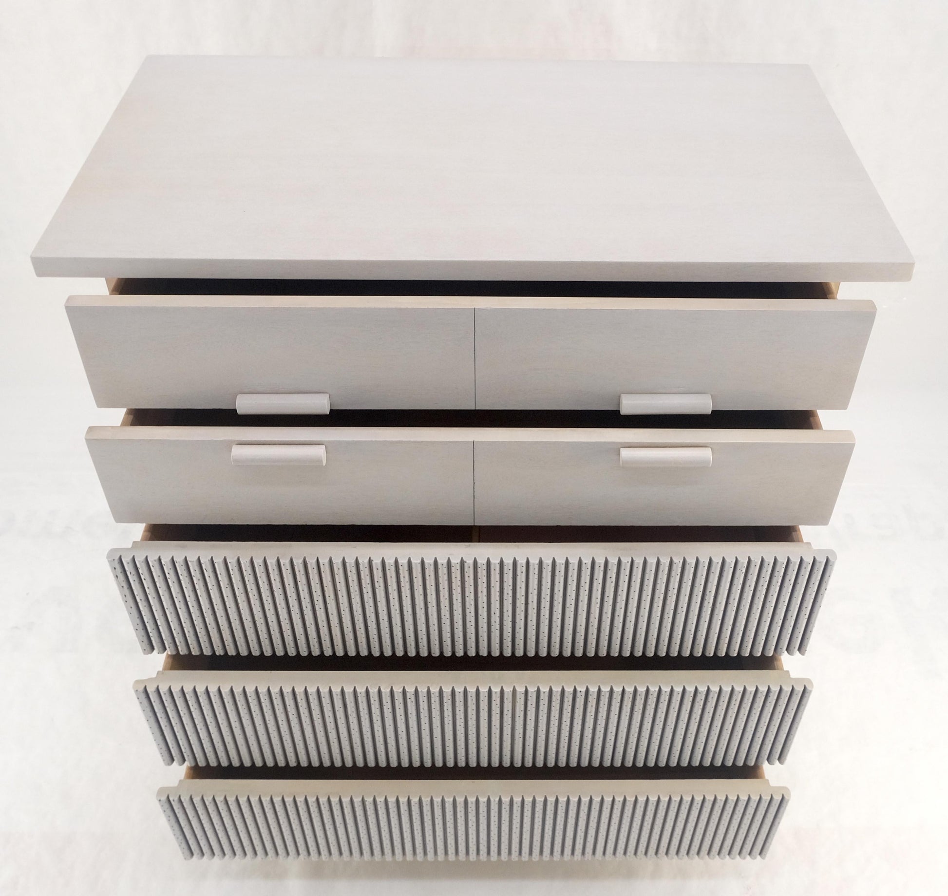American of Martinsville Light Grey 5 Drawers Mid Century Modern Dresser MINT!