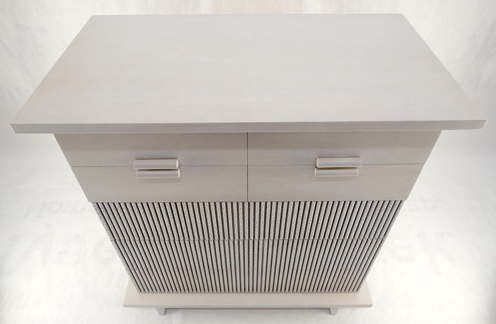 American of Martinsville Light Grey 5 Drawers Mid Century Modern Dresser MINT!