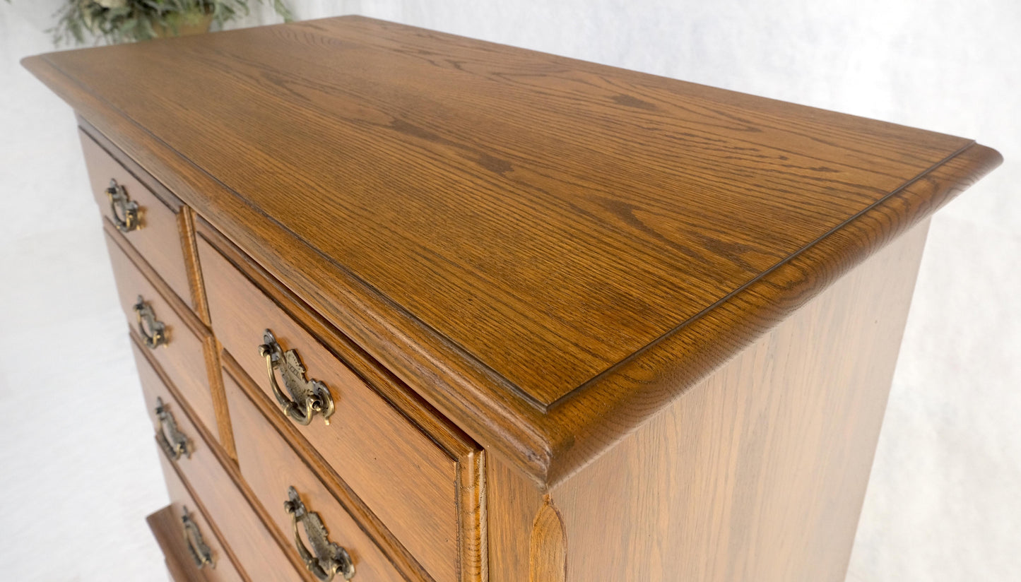 EstablishedLines Chestnut Chest on Chest High Boy 8 Drawers Chippendale Style Dresser MINT!