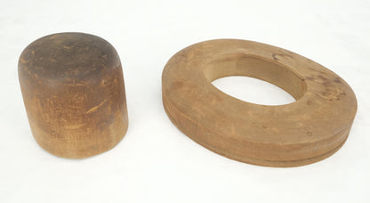 EstablishedLines Antique Solid Wood 2 Parts Hat From