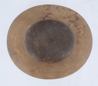 EstablishedLines Antique Solid Wood 2 Parts Hat From