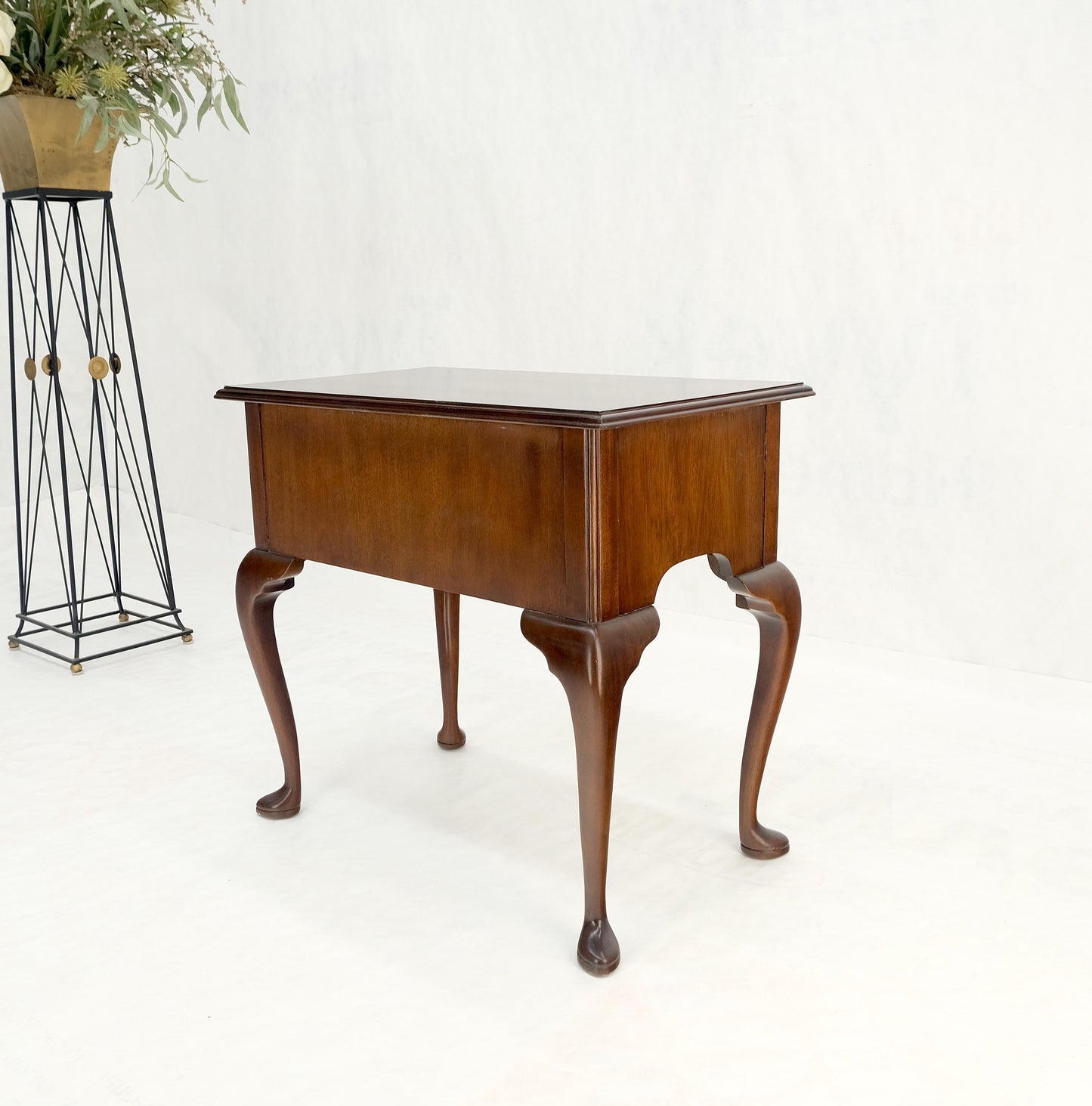 Councill Mahogany Banded & Inlaid Top Three Drawer Low Boy Dresser Chest MINT!