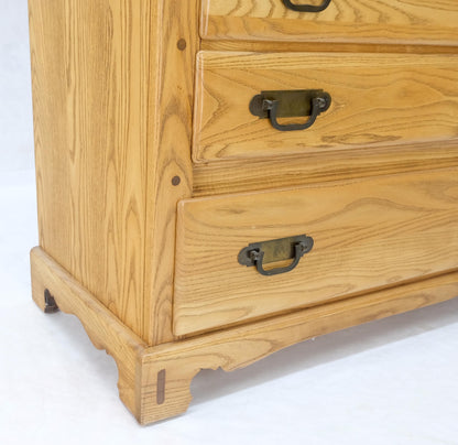 Solid Chestnut 8 Drawers High Chest Dresser Phenomenal Craftsmanship MINT!