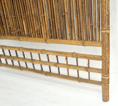 EstablishedLines Pair of Japanese Modern Bamboo Room Dividers Screens Decorative Panels Wall Art