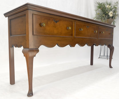 EstablishedLines Kittinger Williamsburg Restoration 3 Drawers Queen An Walnut Sideboard MINT