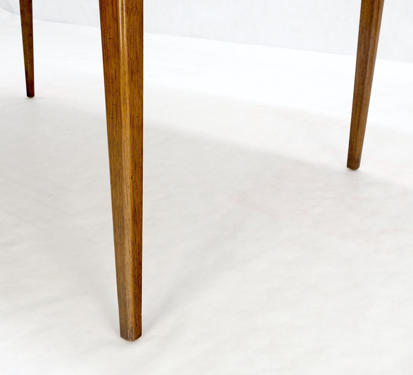 American Walnut Danish Mid Century Modern Style Dining Table 2 Extension Boards