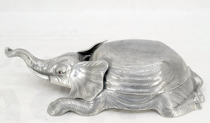 Arthur Court Elephant Sculpture Tray Box