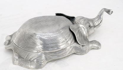 Arthur Court Elephant Sculpture Tray Box
