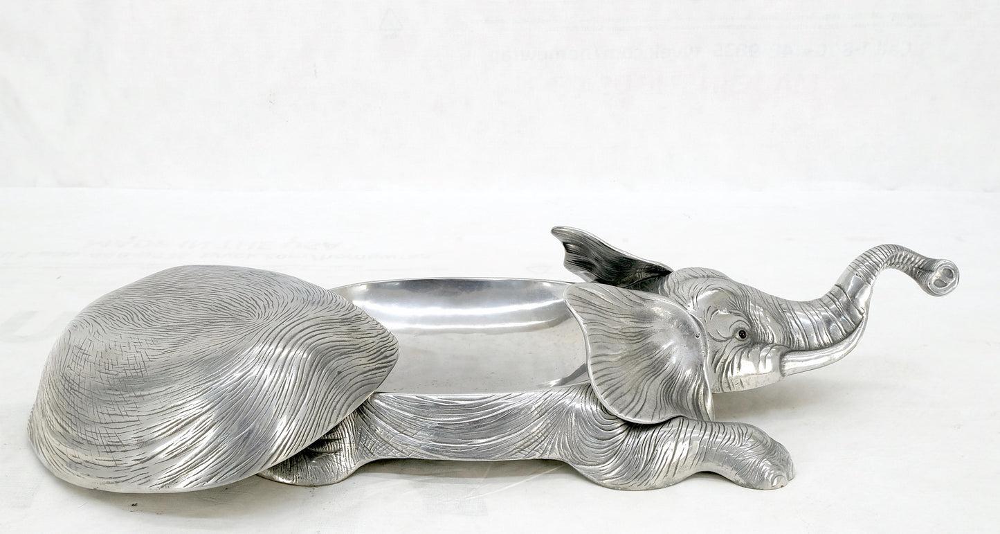 Arthur Court Elephant Sculpture Tray Box