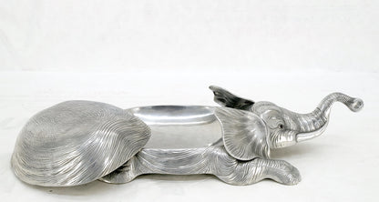Arthur Court Elephant Sculpture Tray Box