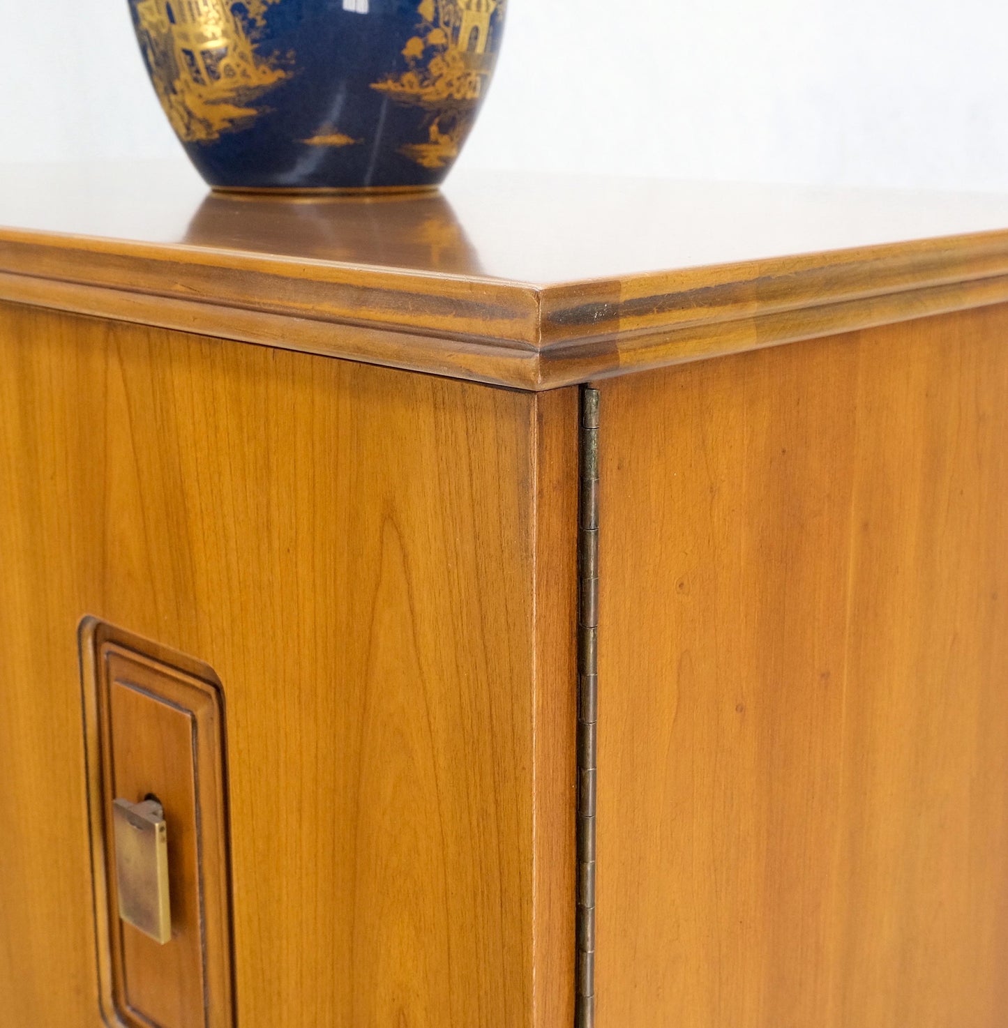 Widdicomb Solid Cherry Brass Pulls Hardware Block Front High Chest Dresser Mint!
