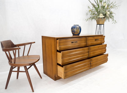 American Mid-Century Modern 6 Drawers Dresser Credenza w Butterfly Joints MINT!