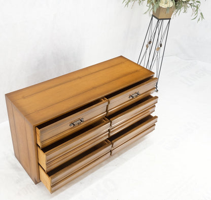 American Mid-Century Modern 6 Drawers Dresser Credenza w Butterfly Joints MINT!