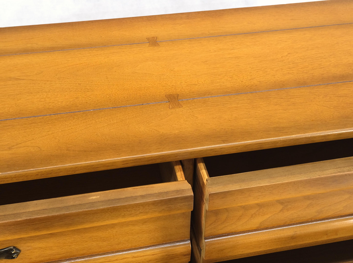 American Mid-Century Modern 6 Drawers Dresser Credenza w Butterfly Joints MINT!