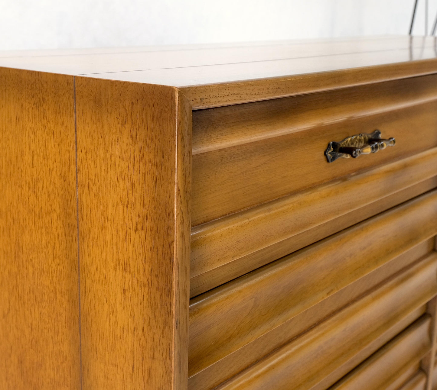 American Mid-Century Modern 6 Drawers Dresser Credenza w Butterfly Joints MINT!