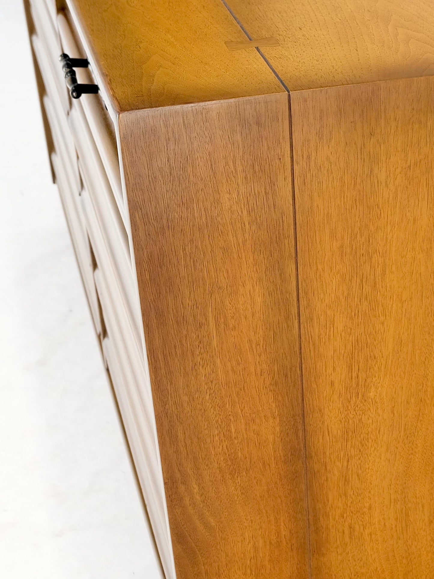 American Mid-Century Modern 6 Drawers Dresser Credenza w Butterfly Joints MINT!
