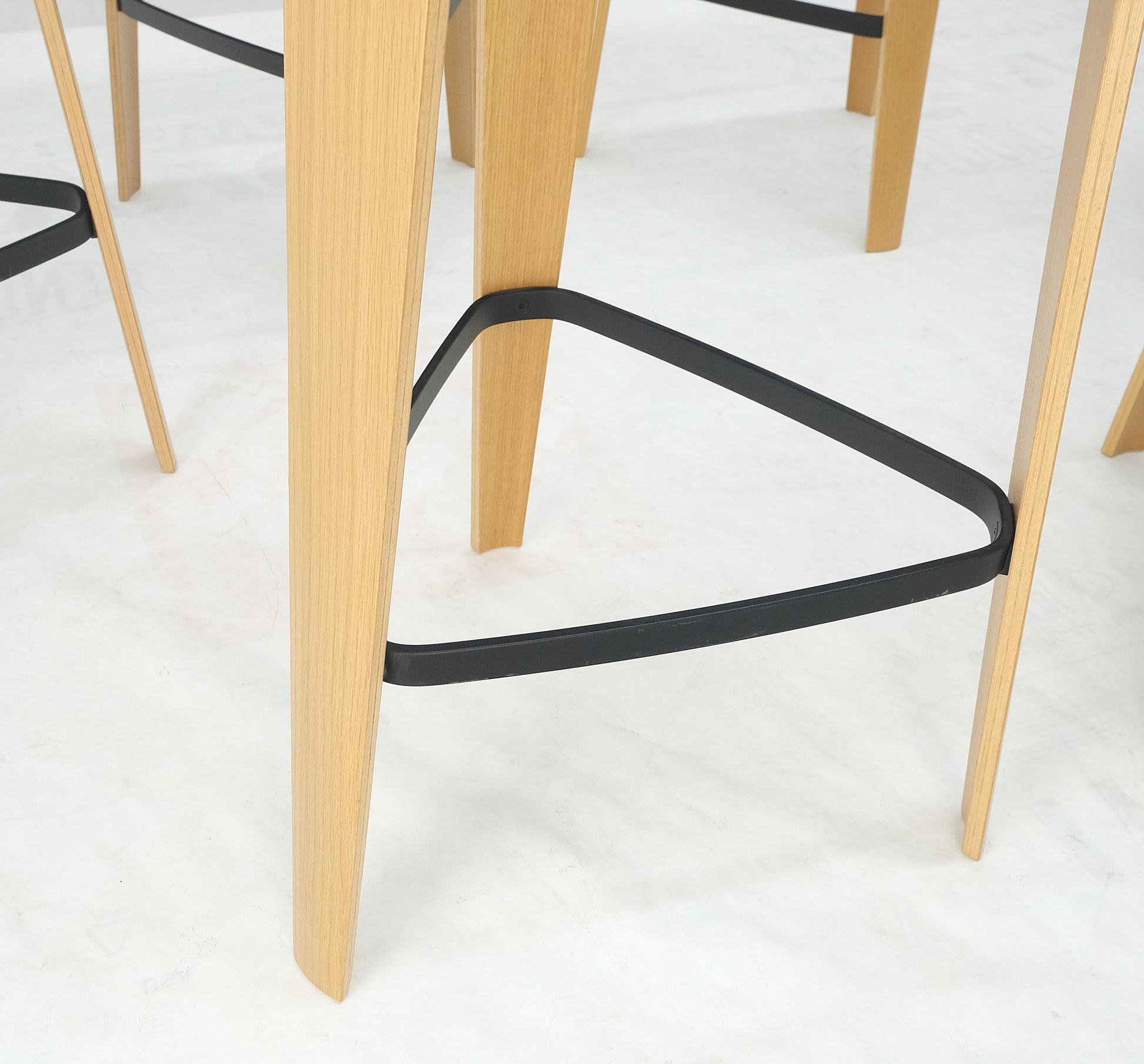 EstablishedLines Set of 6 Molded Bent Plywood Bar Stools by Davis MINT!