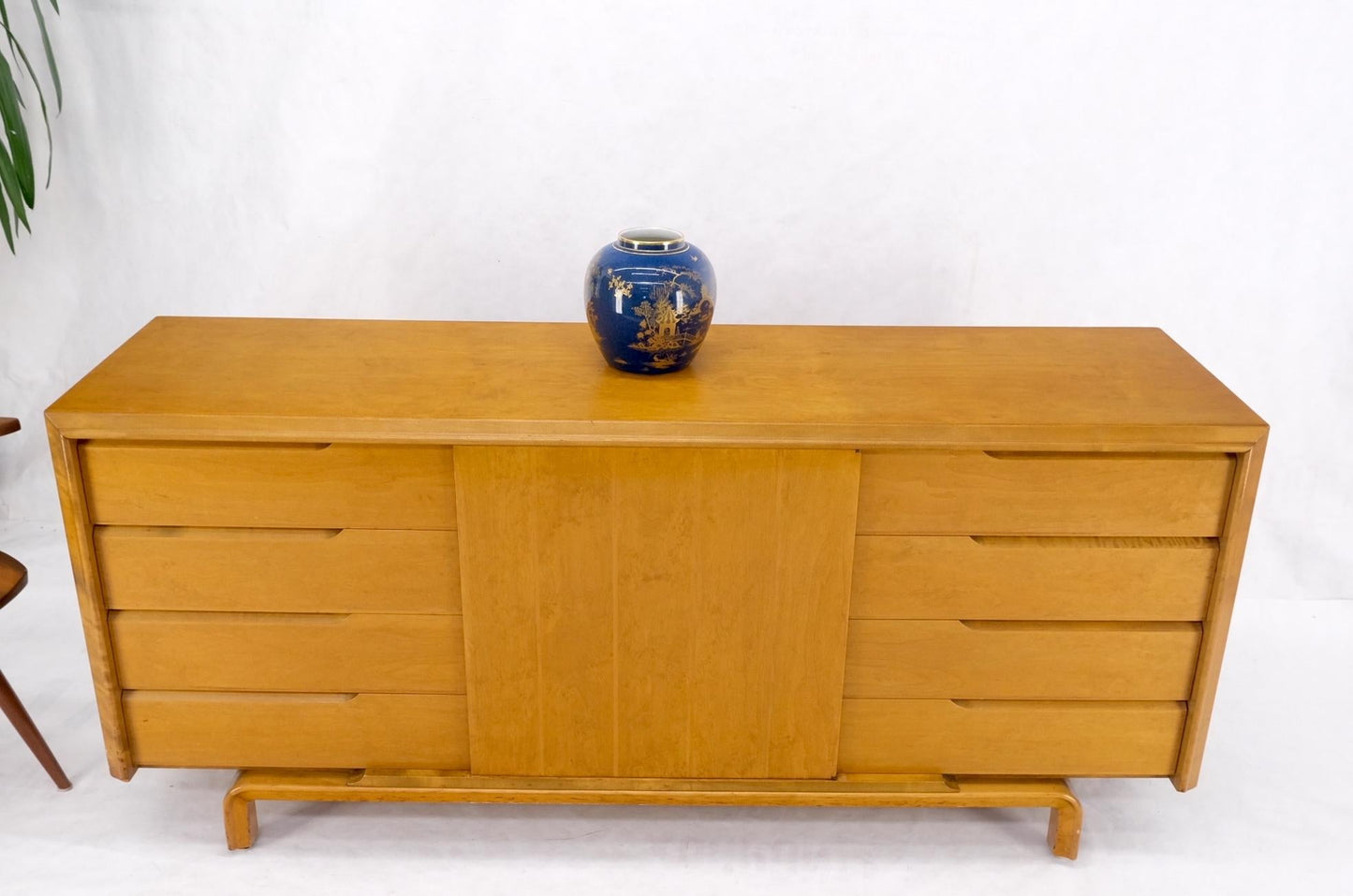 EstablishedLines Edmond Spence Swedish Danish Modern Long Birch 9 Drawers Credenza Dresser MINT