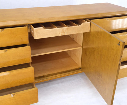 EstablishedLines Edmond Spence Swedish Danish Modern Long Birch 9 Drawers Credenza Dresser MINT