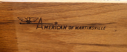 EstablishedLines American Mid-Century Modern Light Walnut 5 Drawers High Chest Dresser Mint!