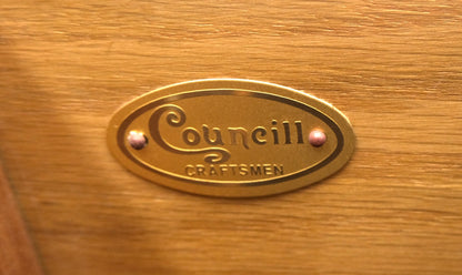 EstablishedLines Councill Two Drawer Double Door Serpentine Front Mahogany Federal Sideboard MINT